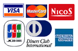 VISA,Master,NICOS,AMEX,JCB,Diners